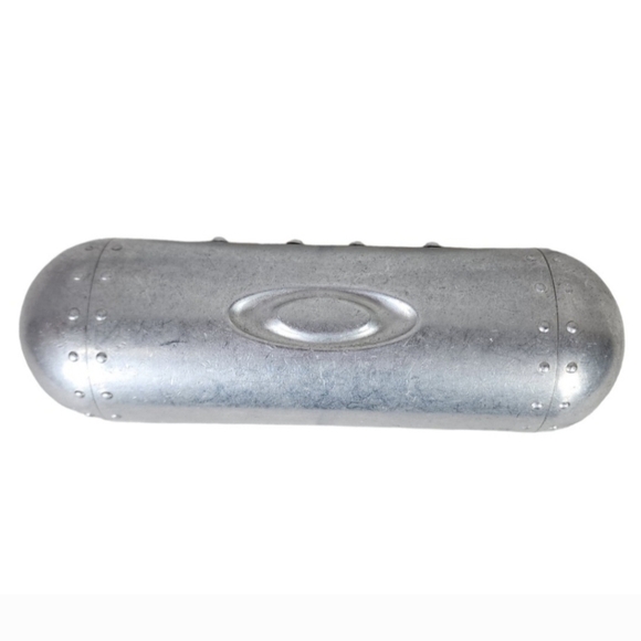 Vintage Oakley Aluminum Vault Sunglasses Case Only Submarine Torpedo - Picture 1 of 11